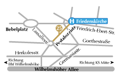 Anfahrt Karte Münzhandlung